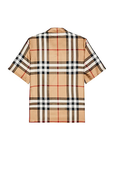 Shop Burberry Reepham Shirt In Archive Beige
