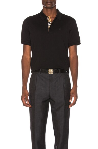 Burberry Hartford Polo in Black FWRD