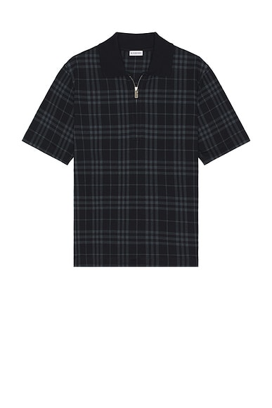 Check Jacquard Polo