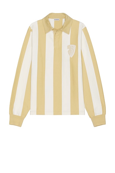 Panel Rugby Top With B-Shield Embroidery