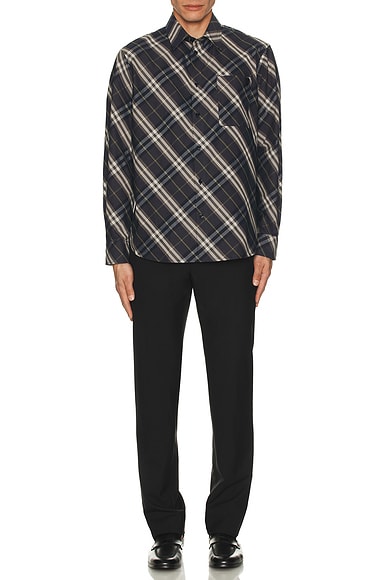 Large Scale Long Sleeve Casual Shirt
