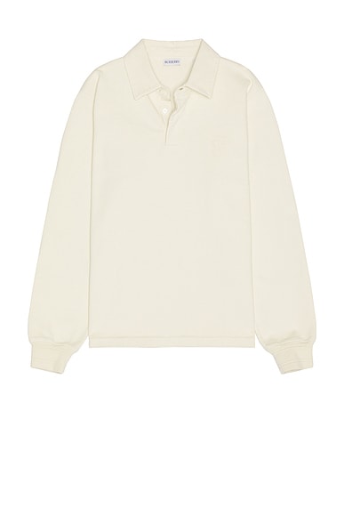 Burberry Embroidered B-Shield Rugby Top in Alpine