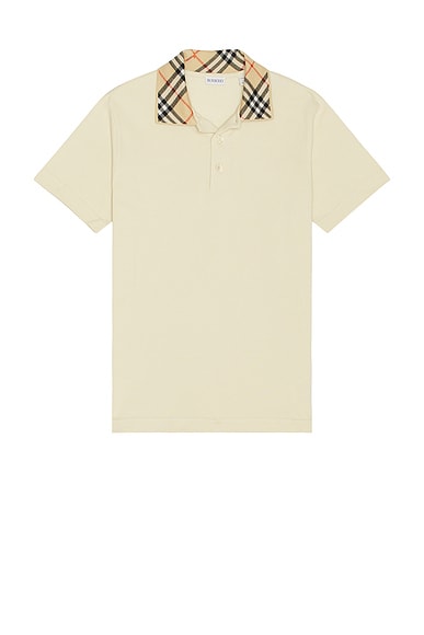 Polo With Check Collar