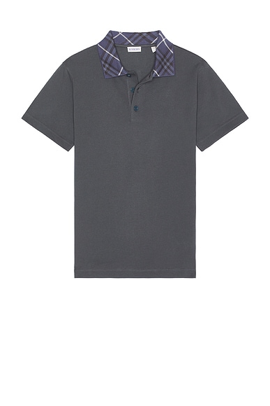 Check Collar Polo