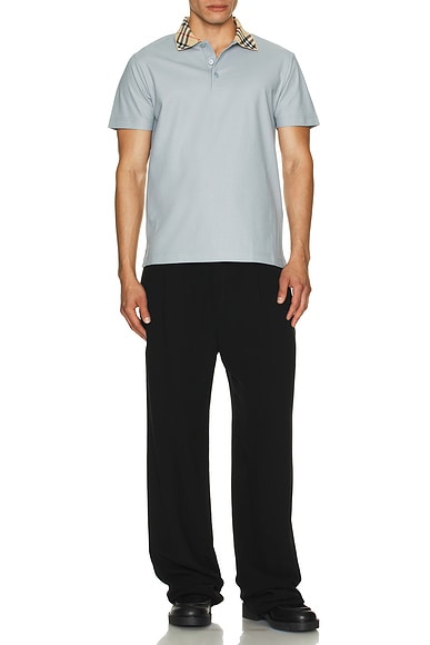 Check Collar Polo
