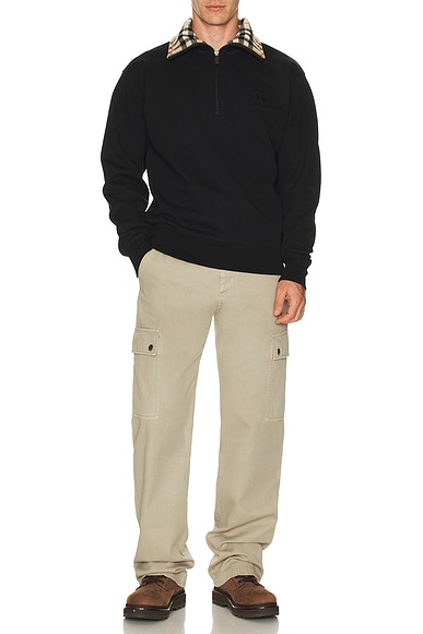 Chunky Collar Quarter Zip Crew