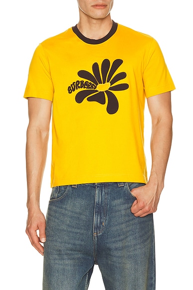 Burberry Flower Power T-Shirt in Pear