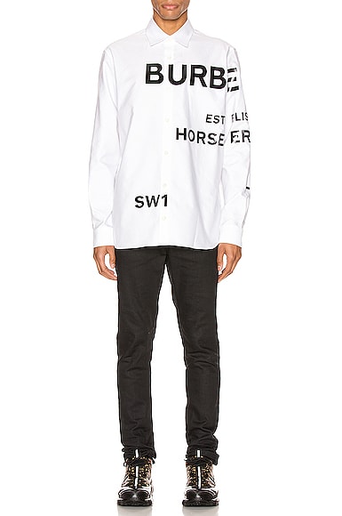 BURBERRY Topham Long Sleeve Shirt,BURF-MS73