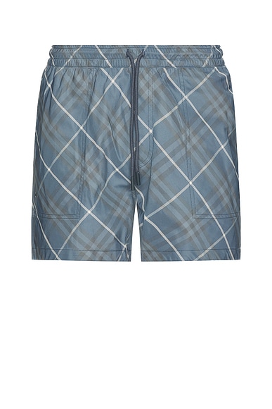 Check Swim Shorts