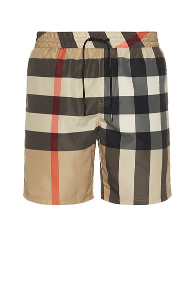 Check Swim Shorts