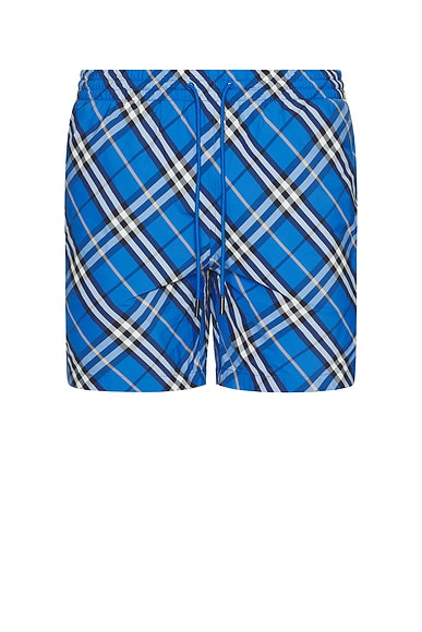 Check Swim Shorts