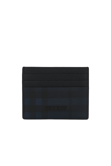 Burberry Tall Sandon Card Holder in Navy