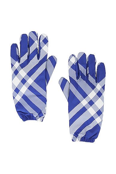 Tri Bar Check Cold Weather Nylon Gloves