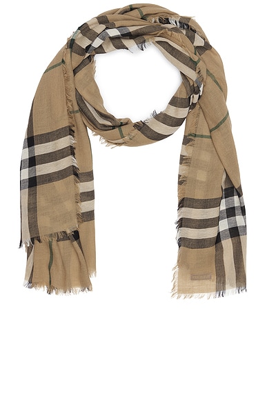 Burberry Wool Scarf in Linden
