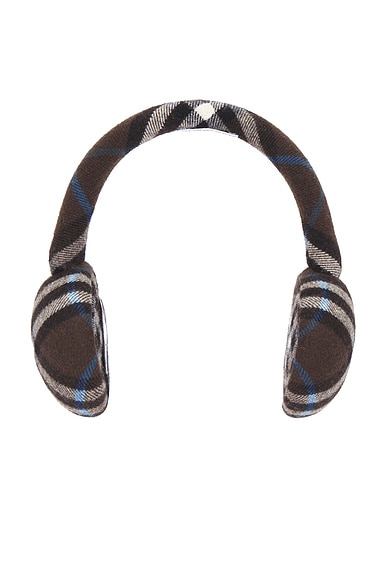 Burberry Check Earmuffs in Snug IP Check | FWRD