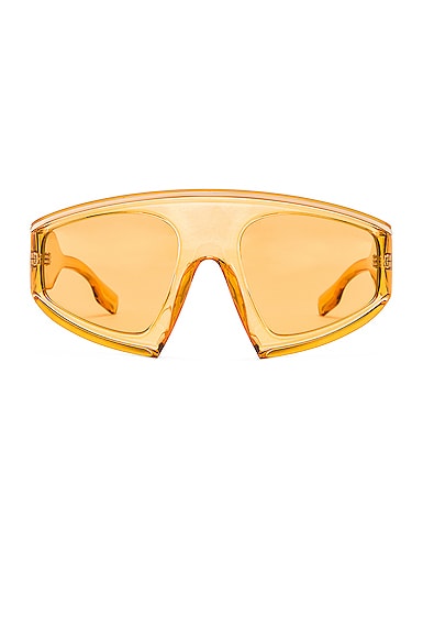 Burberry Brooke Sunglasses in Transparent Orange | FWRD