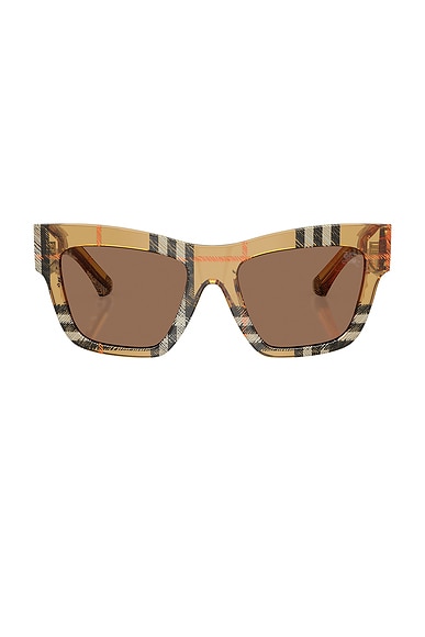 Check Square Sunglasses