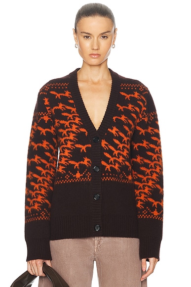 Long angora cardigan top