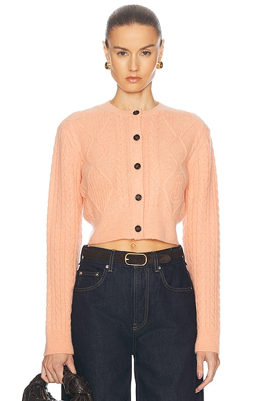 Lisa marie fernandez seersucker cardigan top
