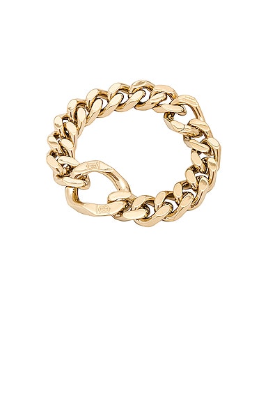 Chain Bracelet in Metallic Gold