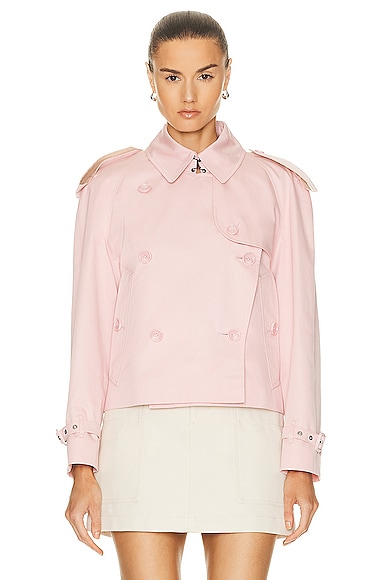 Cropped Trench Jacket