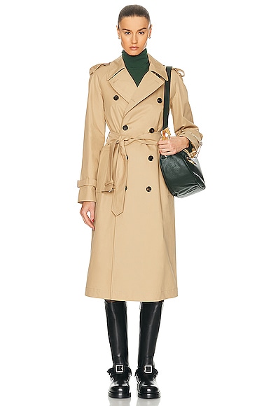 Burberry Trench Coat in Flax