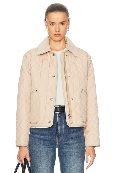 Burberry Lanford Jacket in Soft Fawn