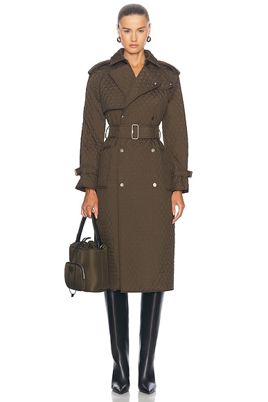 Loewe Gate Tweed Small Bag in Tan FWRD