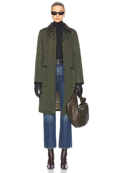Quilted Car Coat