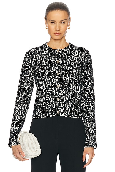 Burberry Jacket in Black IP Pattern