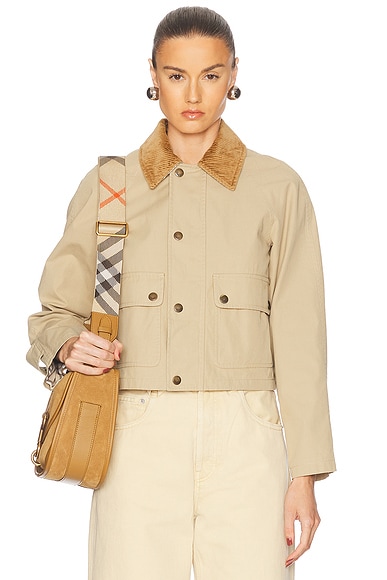 Burberry Field Jacket in Beige