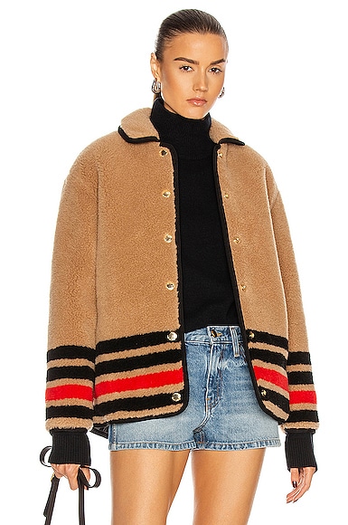 Burberry kettlewell fleece jacket clearance