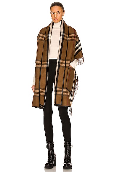 Burberry helene new arrivals check pocket scarf