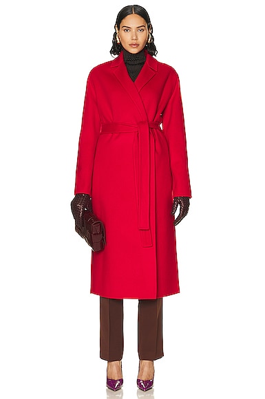 Burberry Sulby Coat in Red