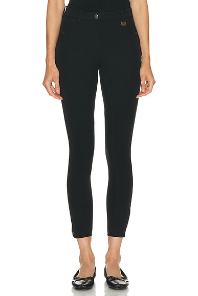 Burberry Skinny Trouser in Black