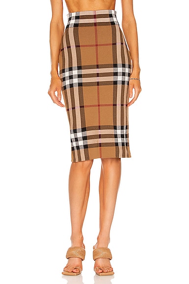Kammie Check Skirt