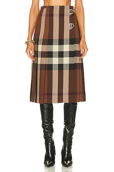 Winifred Check Skirt