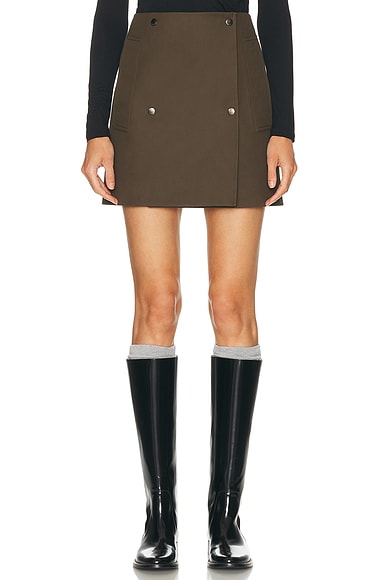 Mini Trench Skirt