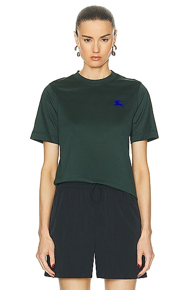 Shop Burberry Short Sleeve T-shirt In Ivy