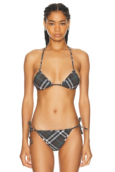 Burberry Bikini Top in Snug IP Check
