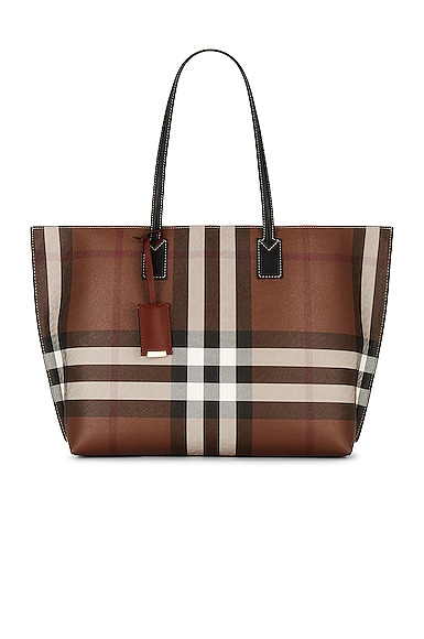 Burberry Soft TB Tote in Brown