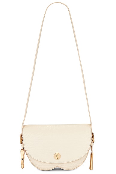 Burberry Small Chess Satchel Bag In Pearl