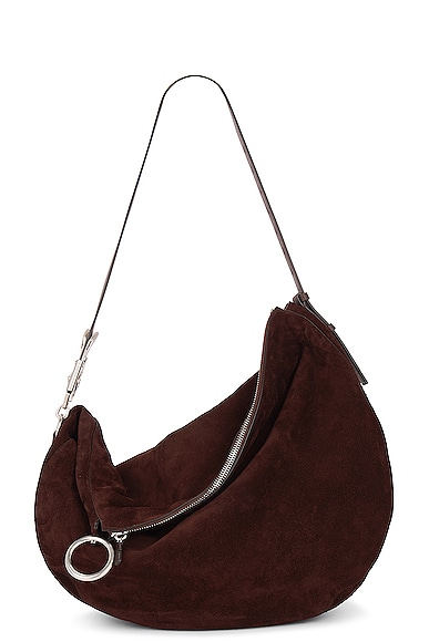 Burberry Large Knight Hobo Bag in Cocoa