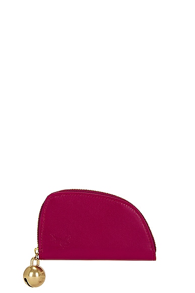 Shield Coin Case in Red