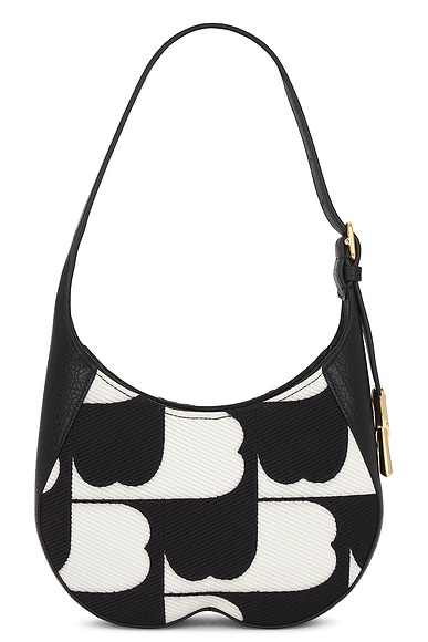Burberry Chess Baguette Bag in Black