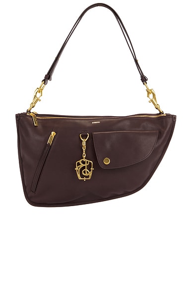 Burberry Medium Shield Twin Bag in Berry