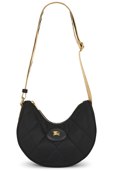 Burberry Horseshoe Crossbody Bag in Black