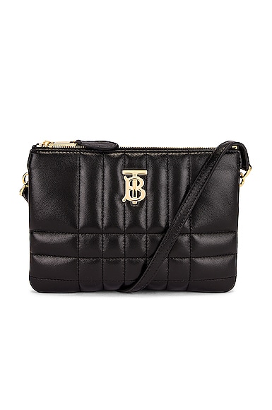 Burberry Lola Double Pouch Bag in Black