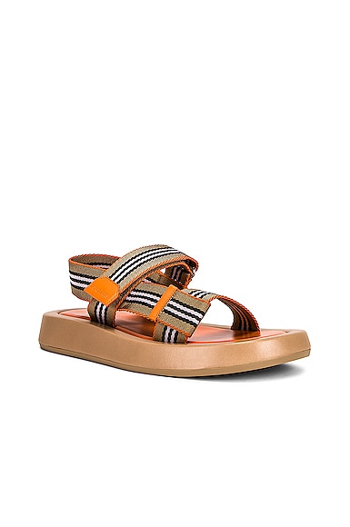 Burberry discount platform sandals