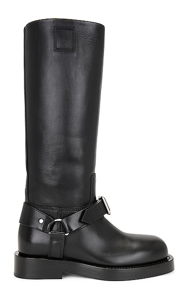 Burberry Saddle Boot in Black
